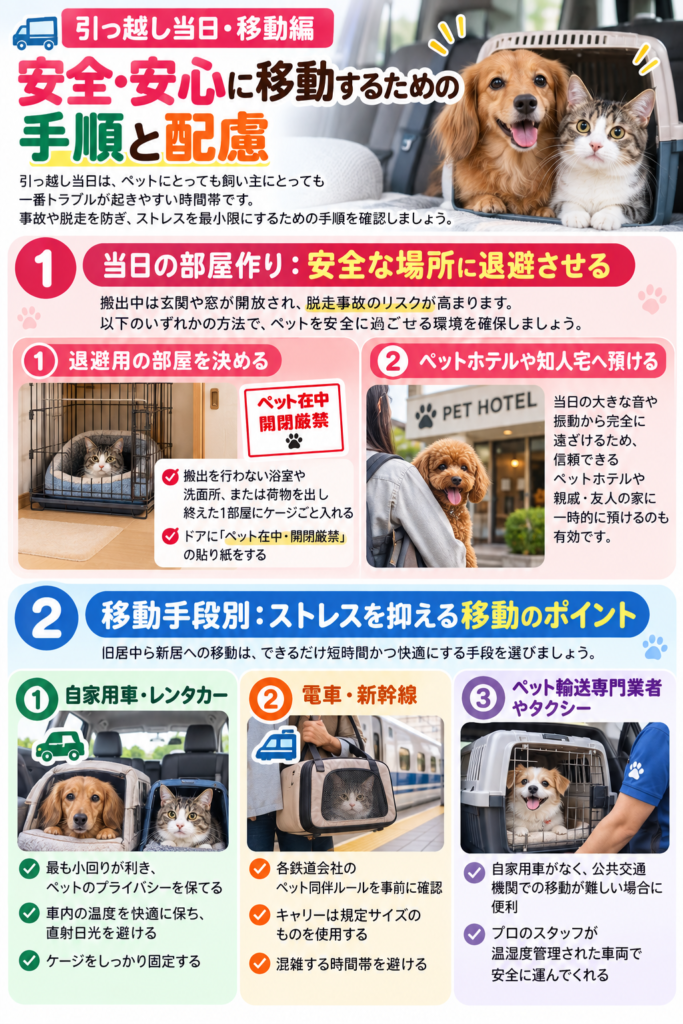 3. 【引っ越し当日・移動編】安全・安心に移動するための手順と配慮